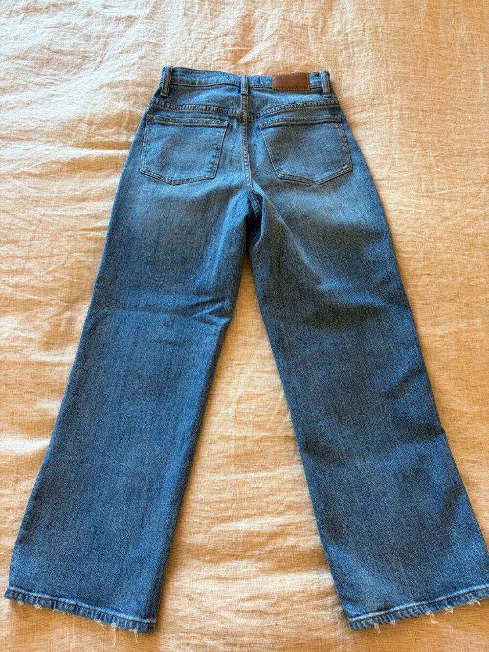 Madewell wide-leg cropped jeans, size 25 - Picture 3 of 7
